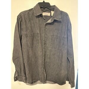Levi's Black Button Up Shirt Size L
